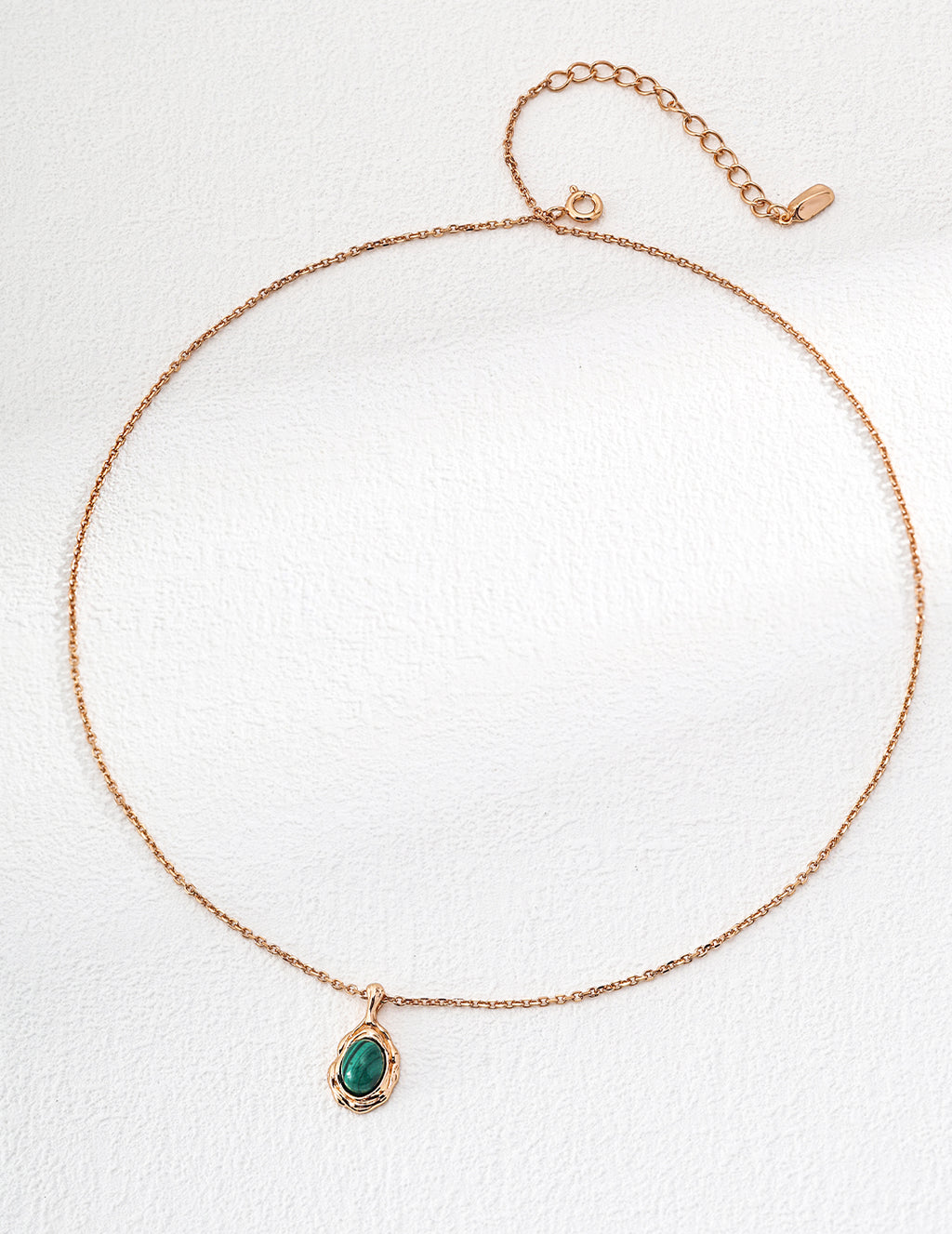S925 Sterling Silver Natural Gemstone Pendant Necklace | Vintage Gold Bezel Set Malachite & Tiger's Eye Adjustable Necklace
