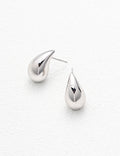 S925 Sterling Silver Teardrop Stud Earrings